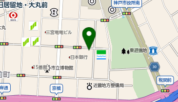 パタゴニア 神戸の地図画像