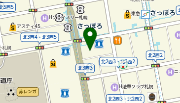 パタゴニア 札幌の地図画像