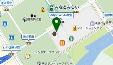 パタゴニア 横浜・みなとみらい(期間限定ストア)の地図画像