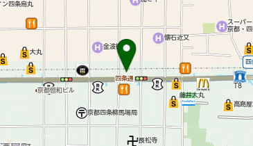 パタゴニア 京都の地図画像