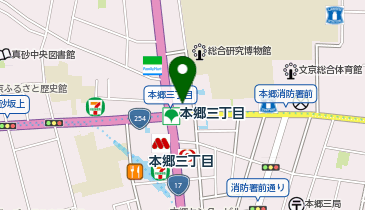 PLUSONE プラスワン 本郷三丁目店の地図画像