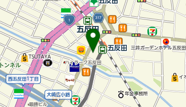 PLUSONE プラスワン 五反田店の地図画像