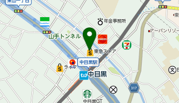 PLUSONE プラスワン 東急ストア中目黒本店の地図画像