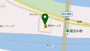PLUSONE プラスワン ホームズ足立小台店の地図画像