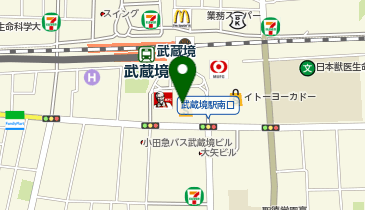 PLUSONE プラスワン イトーヨーカドー武蔵境店の地図画像