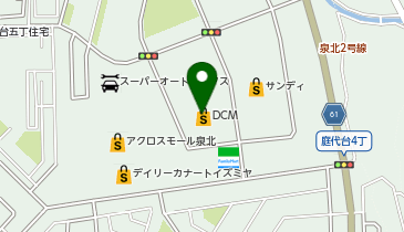 PLUSONE プラスワン DCM泉北原山台店の地図画像