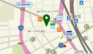 PLUSONE プラスワン 十三フレンドリー商店街店の地図画像