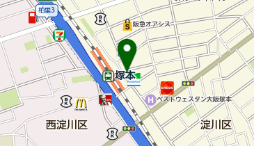 PLUSONE プラスワン 塚本駅前店の地図画像