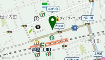 PLUSONE プラスワン コープデイズ芦屋店の地図画像