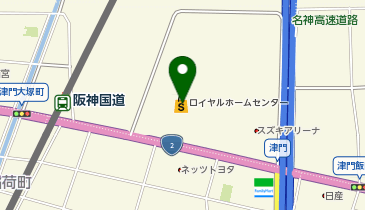 PLUSONE プラスワン ロイヤルホームセンター西宮中央店の地図画像