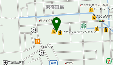 PLUSONE プラスワン イオン焼津店の地図画像