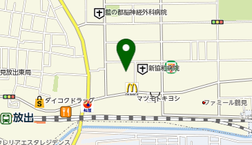 PLUSONE プラスワン 放出店の地図画像