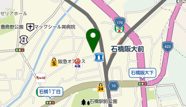 PLUSONE プラスワン 阪急石橋駅前店の地図画像