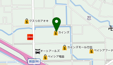 PLUSONE プラスワン カインズホーム行田店の地図画像