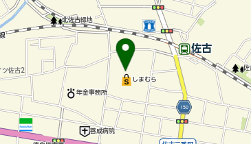 PLUSONE プラスワン ハローズ佐古店の地図画像