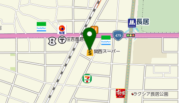 PLUSONE プラスワン 関西スーパー長居店の地図画像