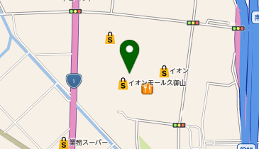PLUSONE プラスワン イオンモール久御山店の地図画像