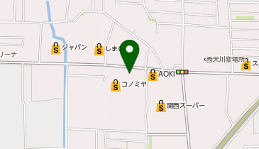 PLUSONE プラスワン コノミヤ高槻西冠店の地図画像