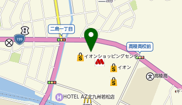 PLUSONE プラスワン イオン若松店の地図画像