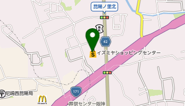 PLUSONE プラスワン イズミヤ昆陽店の地図画像