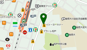 PLUSONE プラスワン イトーヨーカドー松戸店の地図画像