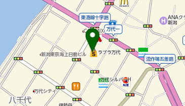 ジブリがいっぱい どんぐり共和国 新潟ラブラ万代店の地図画像