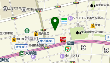 ジブリがいっぱい どんぐり共和国 高知店の地図画像