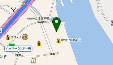 ジブリがいっぱい どんぐり共和国 神戸モザイク店の地図画像