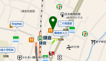 ジブリがいっぱい どんぐり共和国 鎌倉店の地図画像
