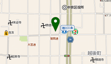 kindal(カインドオル) 京都三条堀川店の地図画像
