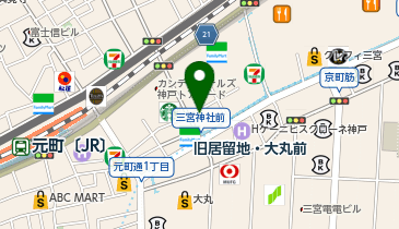 kindal(カインドオル) 神戸店の地図画像