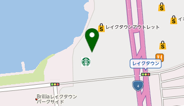 ケイト・スペード イオンレイクタウンアウトレット 越谷店の地図画像