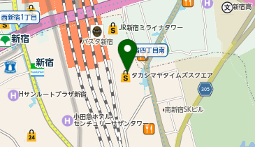 ケイト・スペード ニューヨーク 新宿高島屋店の地図画像