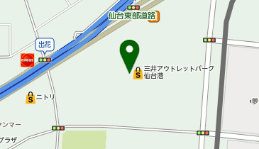 ケイト・スペード 三井アウトレットパーク 仙台港店の地図画像