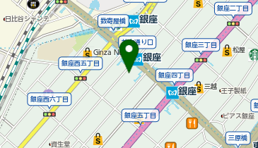 ケイト・スペード 銀座店の地図画像