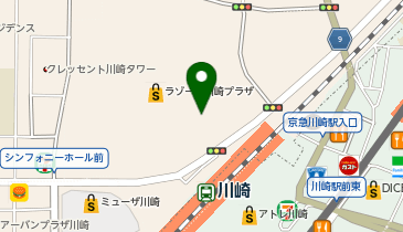 ケイト・スペード ラゾーナ川崎プラザ店の地図画像