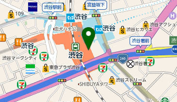ケイト・スペード 渋谷スクランブルスクエア店の地図画像