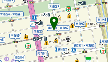 ISM GROUP 札幌三越百貨店の地図画像