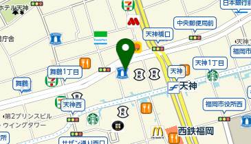 GSTV 福岡ショールームの地図画像