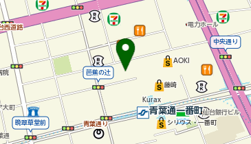 GSTV 仙台ショールームの地図画像
