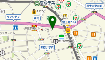 GSTV 千葉ショールームの地図画像