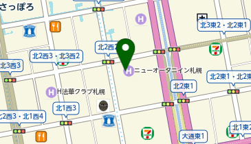 GSTV 札幌ショールームの地図画像