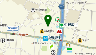 H1T 中野坂上の地図画像