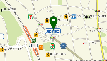 H1T 川口の地図画像