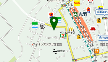 H1T 赤羽の地図画像