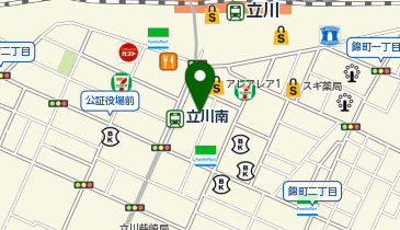 H1T 立川の地図画像
