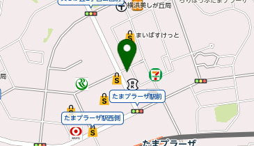 H1T たまプラーザの地図画像