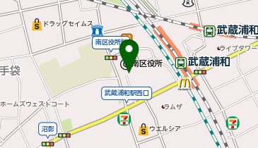 H1T 武蔵浦和の地図画像
