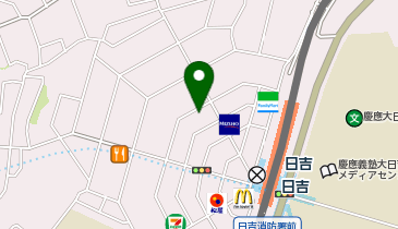 H1T 日吉の地図画像