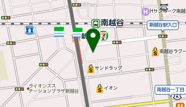 H1T 南越谷の地図画像